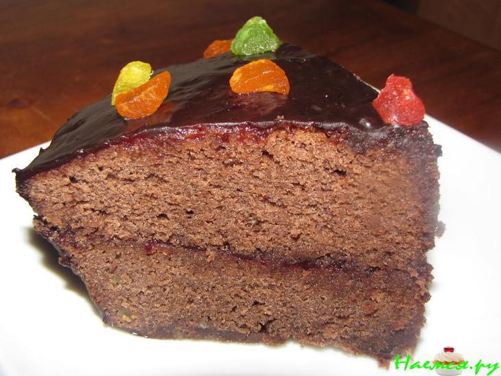 Шоколадный тортик с клюковкой, приготовленный в СВЧ Шоколадный тортик с клюковкой, приготовленный в СВЧ