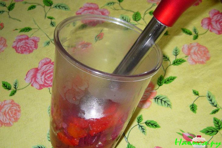 Суп-пюре из овощей "Бордовый"