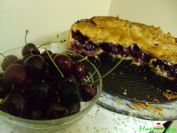 Пирог с черешней "Весенние ароматы"