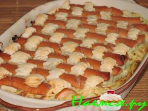 Печеное пюре из картошки и кольраби