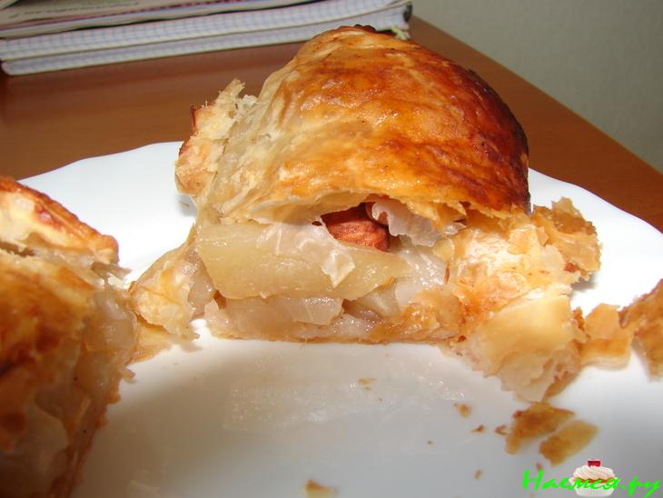 Рулетики с яблоками