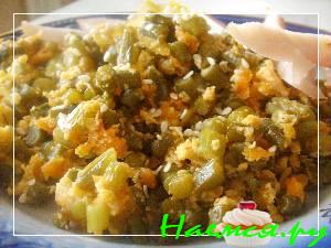 Гарнир из чесночных стрелочек Гарнир из чесночных стрелочек