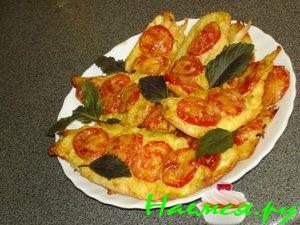 Куриные отбивные запеченные под шубкой