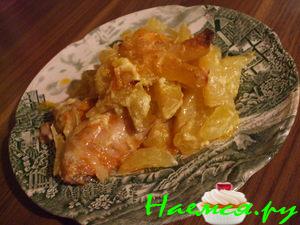 Куриные крылышки под шубой