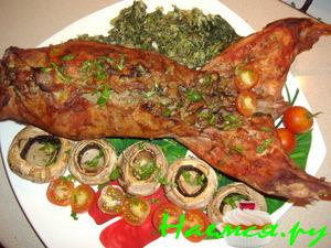Кролик фаршированный