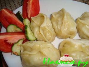 Манты с тыквой