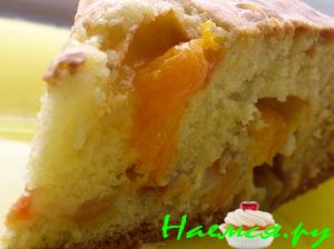 Сметанный фруктовый пирог