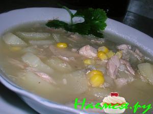 Куриный суп по-римски