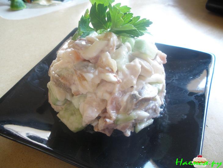 Грибной салат "Рим"