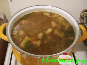 Суп с белыми грибами