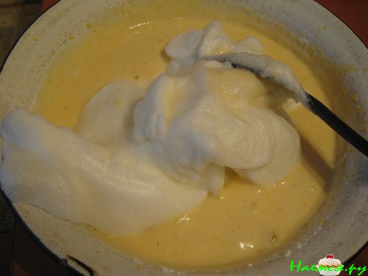 Торт творожно-иогуртовый с апельсиновым желе