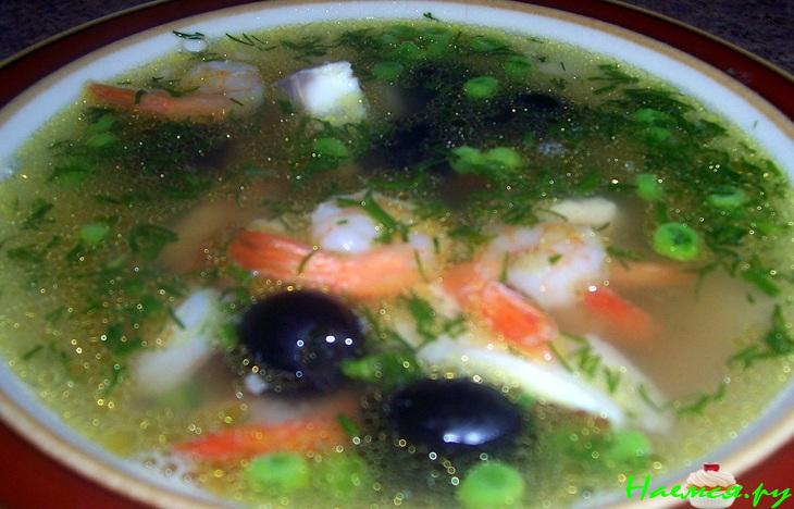 Рыбный супчик с горошком