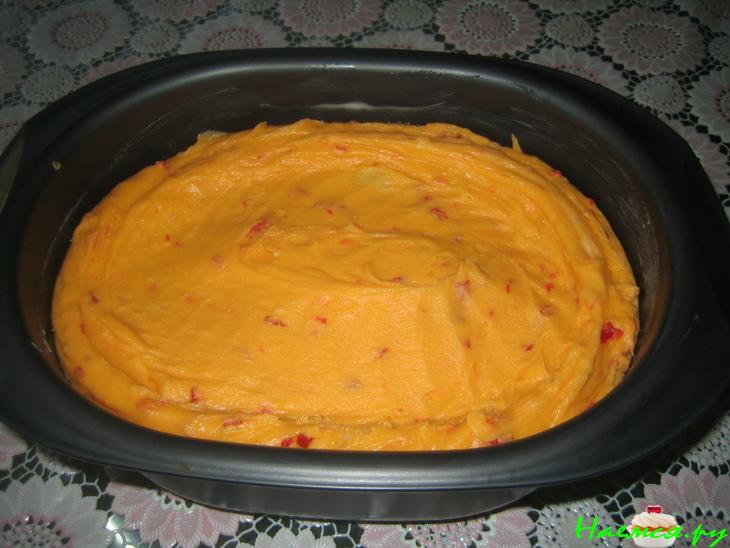 Запеканка из картофельного пюре с сыром