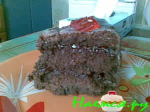 Торт "Захер" с джемом Торт "Захер" с джемом