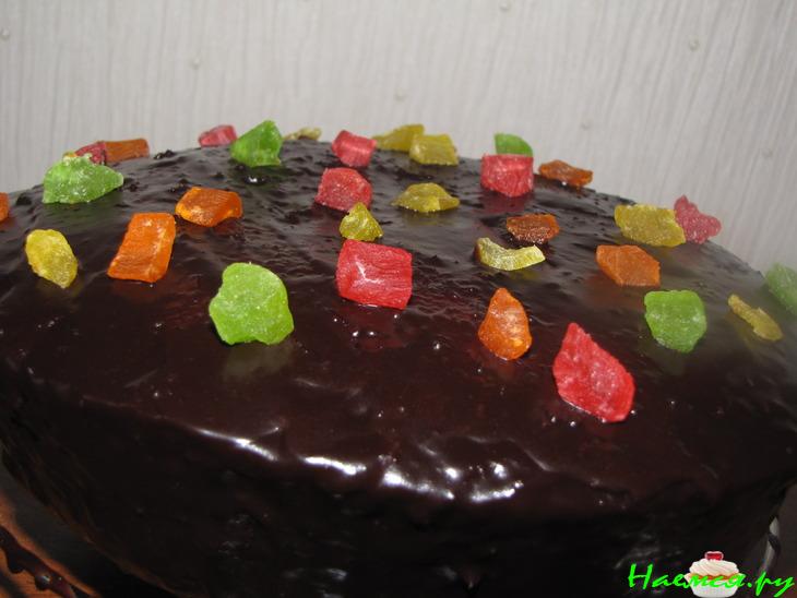 Шоколадный тортик с клюковкой, приготовленный в СВЧ Шоколадный тортик с клюковкой, приготовленный в СВЧ