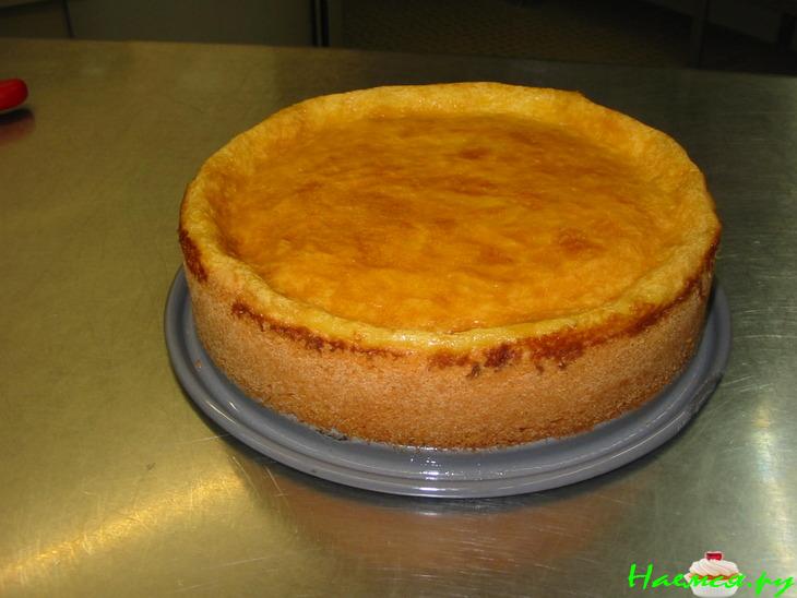 Персиковый торт со сливочным кремом