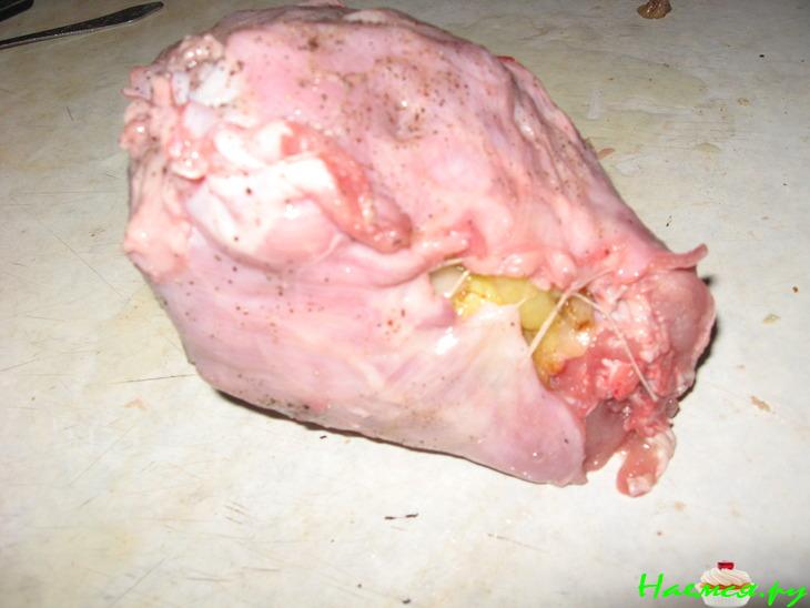 Седло кролика фаршированное Седло кролика фаршированное