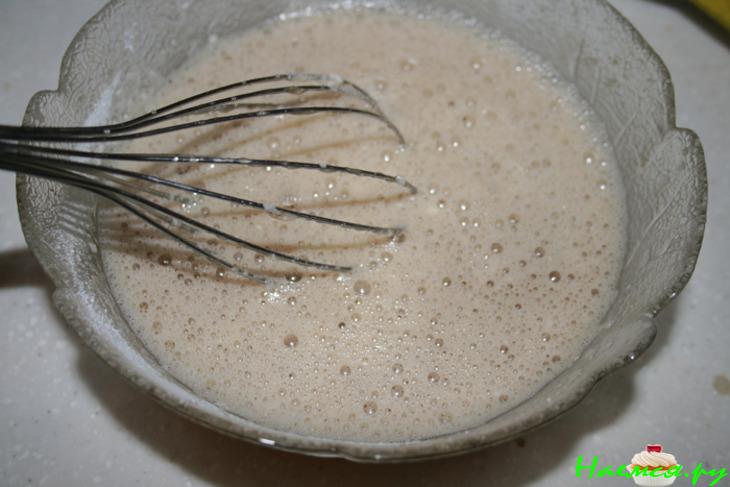 Бисквитный мокрый пирог, с конфетно-сливочным вкусом