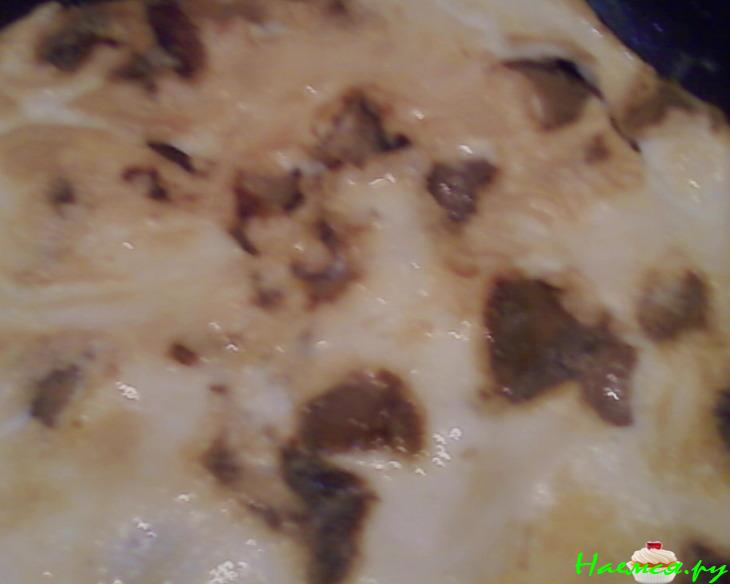 Омлет с грибами