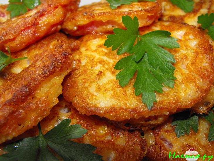 Помидоры в сырном кляре