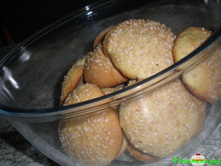 Королевские бискотти с кунжутом