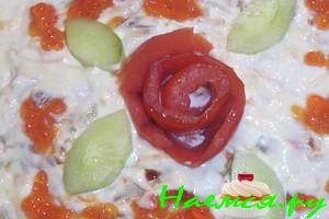 Салат "Фантазия" с селедкой