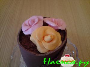 Сладкий горшочек с розой Сладкий горшочек с розой