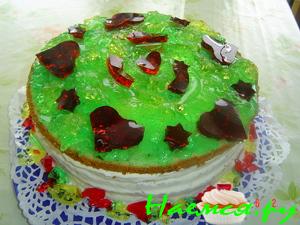 Торт "Волшебник изумрудного города"