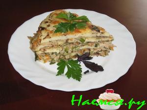 "Кабачковый тортик-запеканочка"