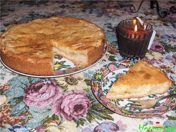 Пирог 'Яблоки в сметане' 