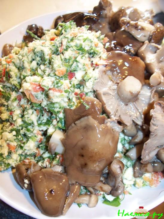 Пирог фермерский "Яичница с сыром"