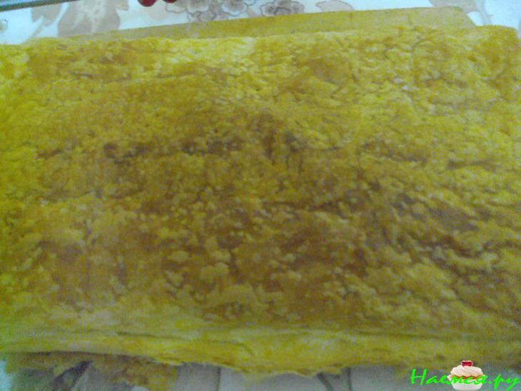 Мильфей с лимонным кремом