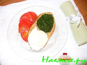 Зеленое итальянское масло