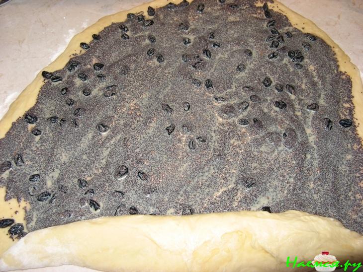 Рулет с маком и медом