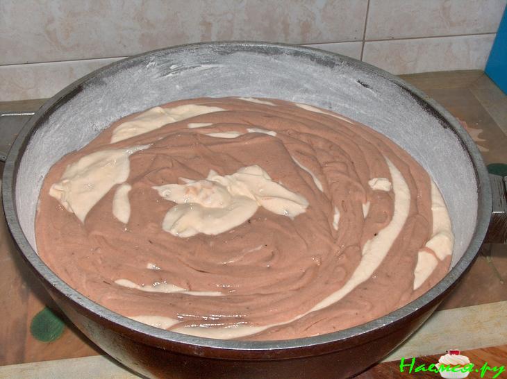 Кекс Мраморный на сметанке