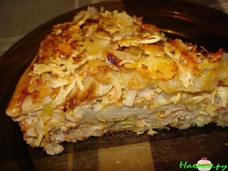 Капустный пирог /без теста/