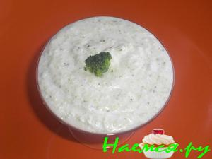 Соус с брокколи + яблоко