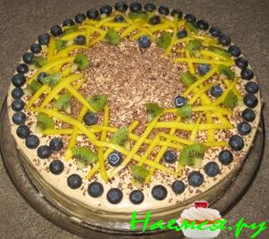 Торт "Маково-ягодный"