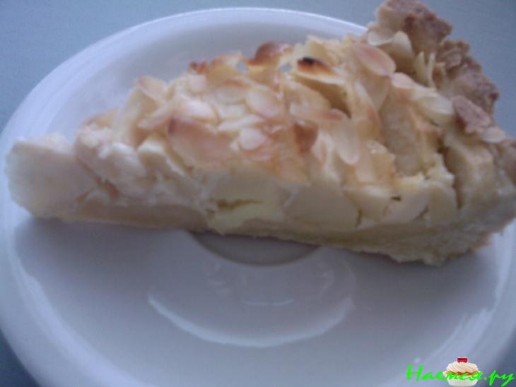 Пирог "Яблоки в сливках"