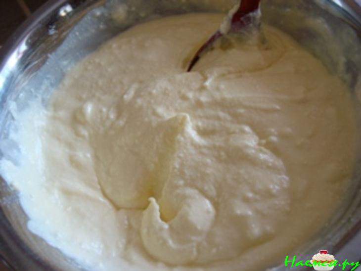 Маковый пирог-торт с творожной прослойкой