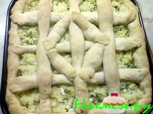 Пирог "Зеленая полянка"