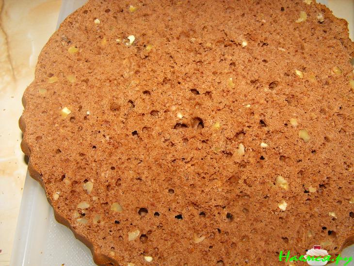 Шоколадно-ореховый торт с мягким кремом Шоколадно-ореховый торт с мягким кремом