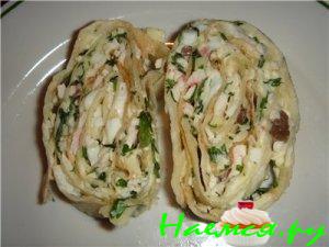 Рулетики из армянского лаваша Рулетики из армянского лаваша