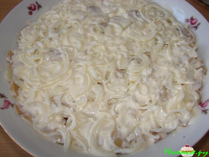 Салат "Белый лебедь"