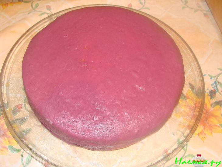 Сиреневый торт для любимой сестрёнки!