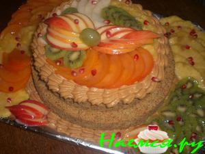 Торт тыквенный, карамельный. В подарок сестре