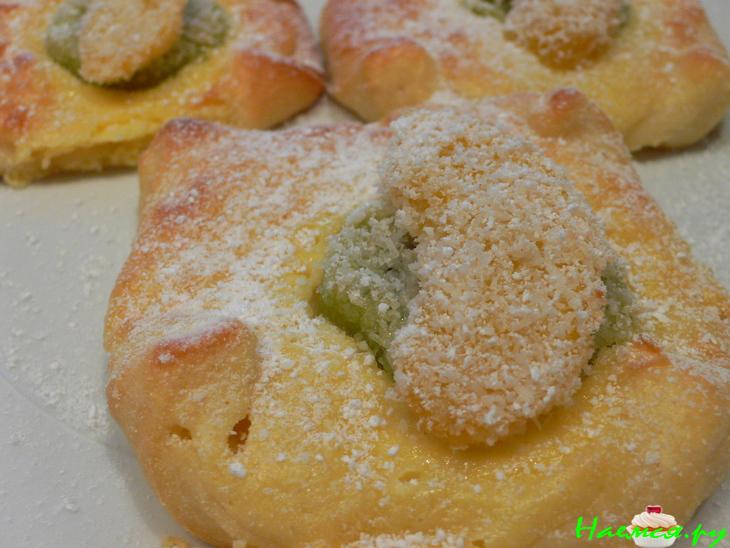 Пирожное "Флорида", из творожного теста