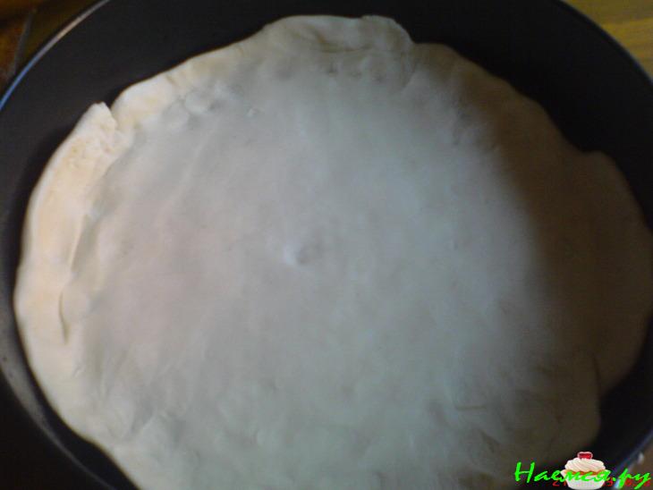 Слоёный пирог с овощами