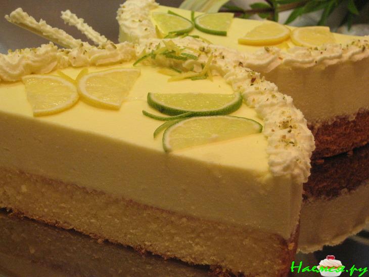 Торт 'Бабочка' с лимонным желе Торт 'Бабочка' с лимонным желе