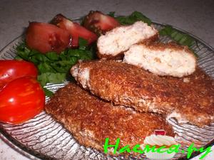 Котлеты из креветок и цветной капусты